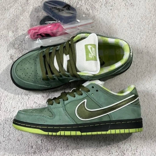 "Green Nike SB – Stylish Skate Shoes with Vibrant Green Design and Performance"